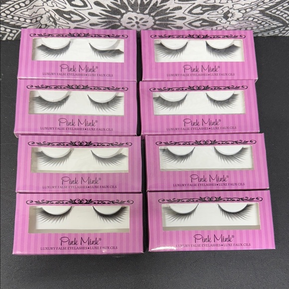 Pink Mink Luxury False Eyelashes lot of 8 sets - Picture 1 of 4